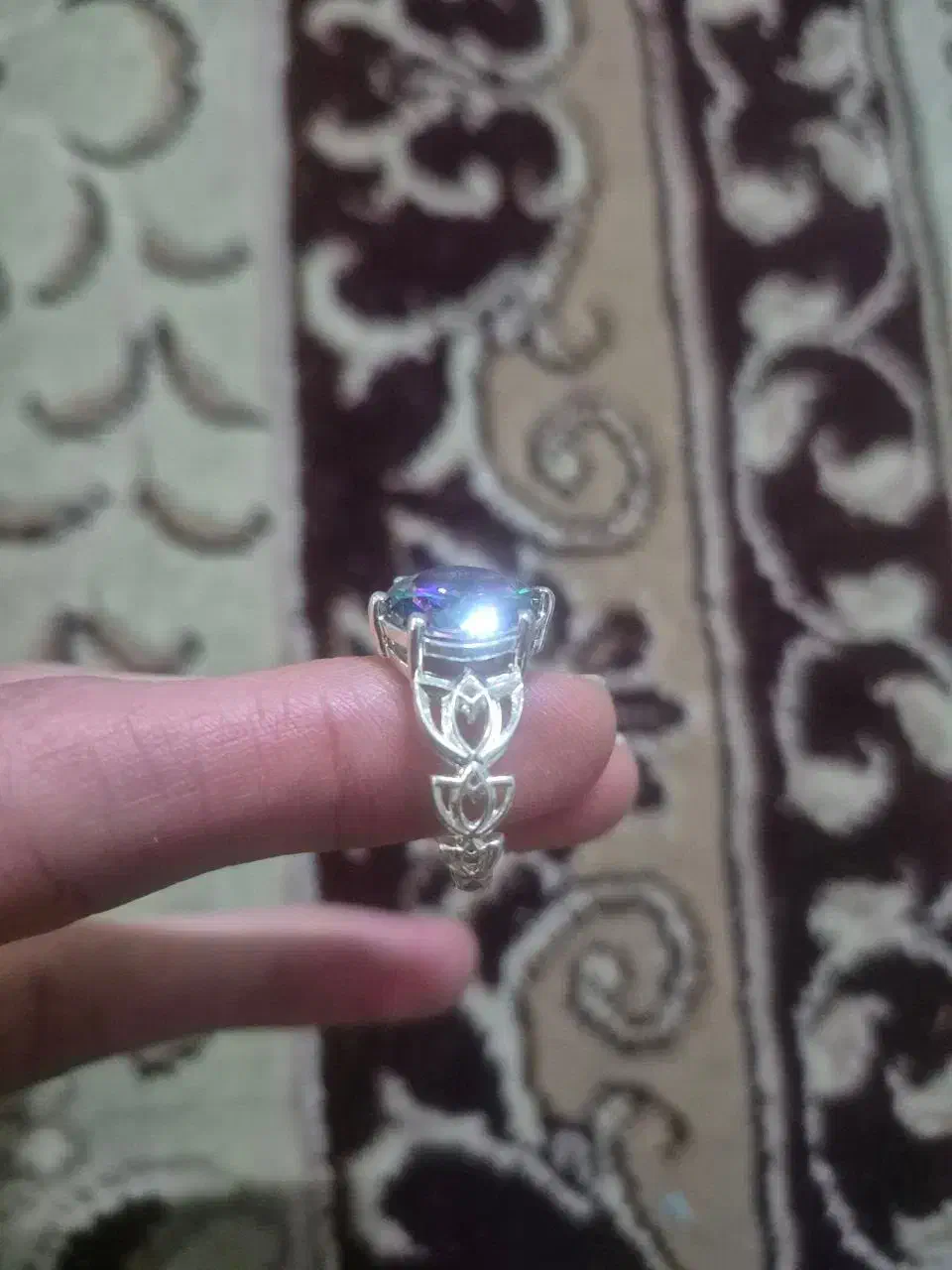 فروش انگشتر نقره زنانه|جواهرات|مشهد, چهارچشمه|دیوار