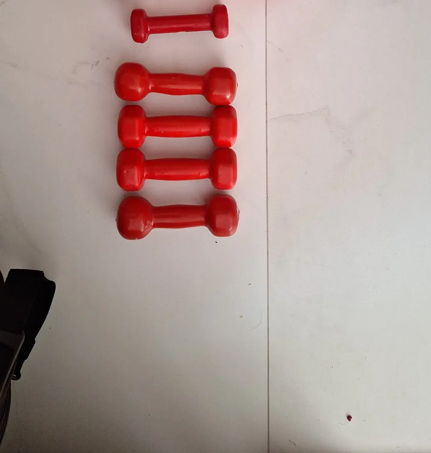 دمبل های خانگی،یک و نیم کیلویی و کش بدنسازی همراه|تجهیزات ورزشی|اصفهان, جلفا|دیوار