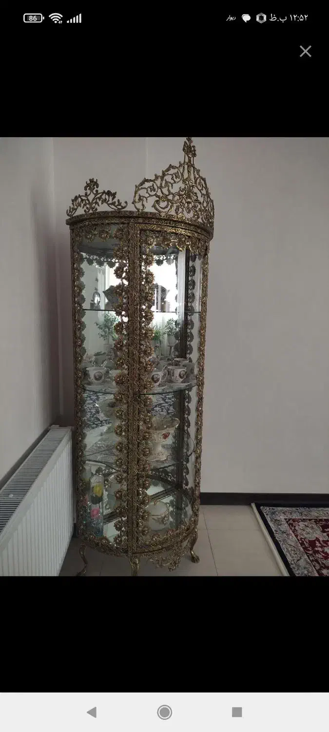 بوفه کاملاً برنز|بوفه، ویترین، کنسول|رباط‌کریم, شترخوار|دیوار