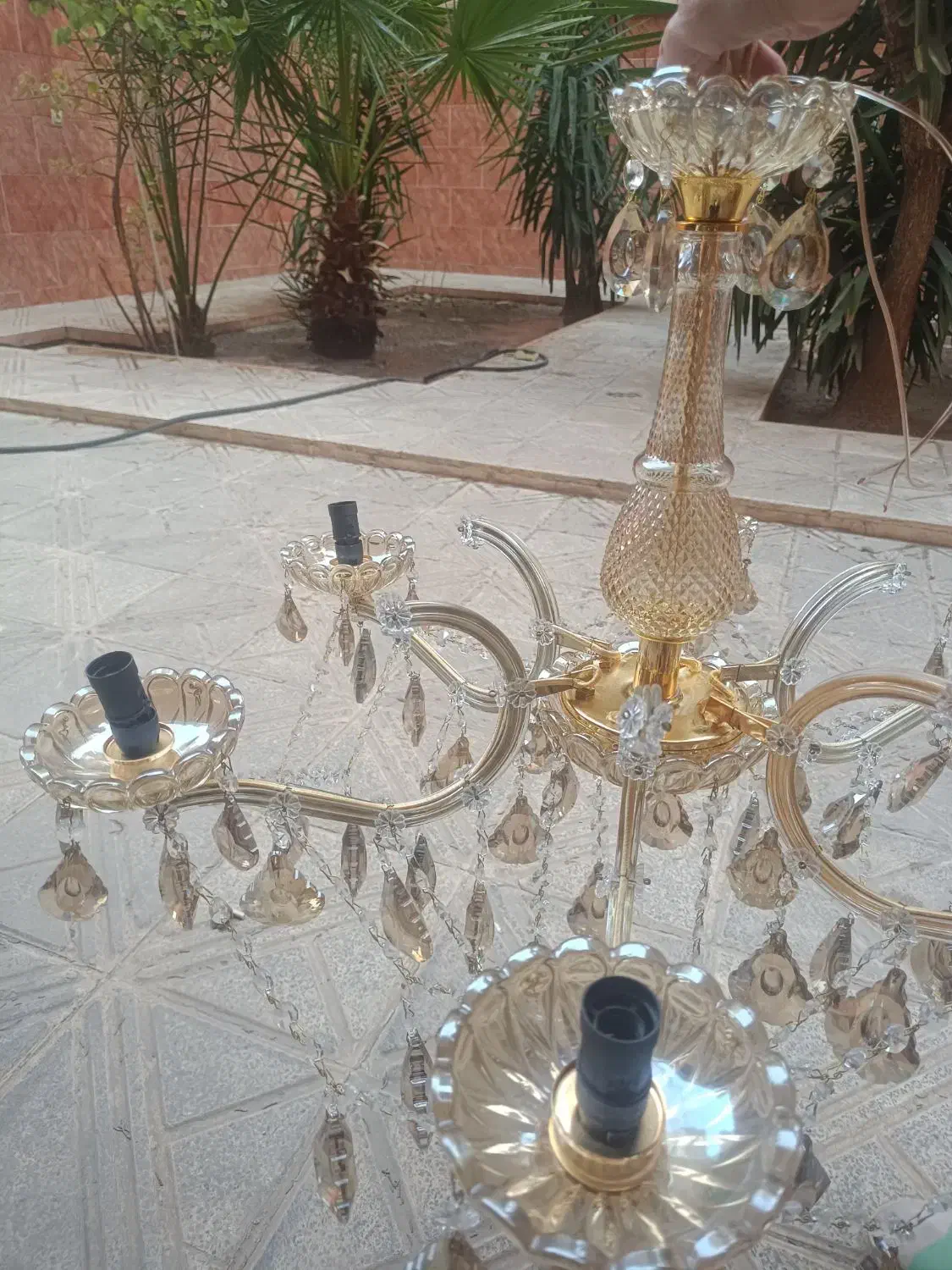 لوستر کرستال|لوستر و چراغ آویز|تهران, توحید|دیوار