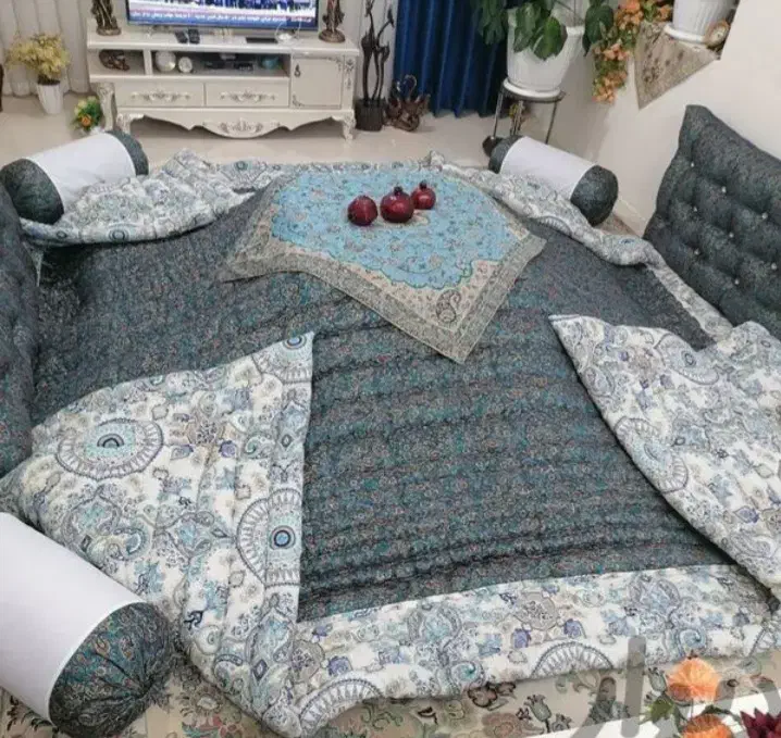 لحاف کرسی دست دوز خاتونلری 3.5 در 3.5 سفارشی|رختخواب، بالش، پتو|تهران, شهرک ولیعصر جنوبی|دیوار