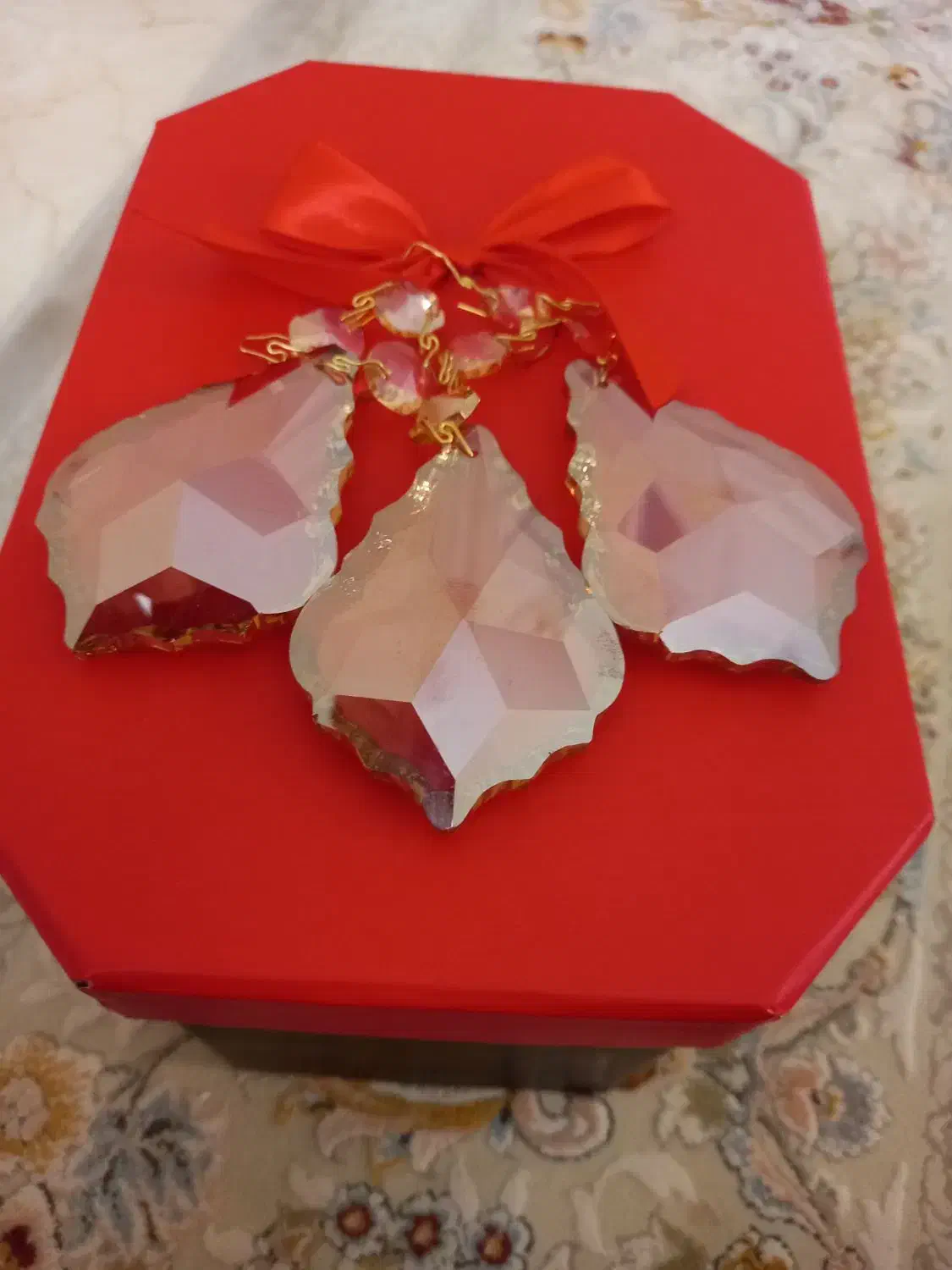 اویز کریستال لوستر|لوستر و چراغ آویز|کرج, محمد آباد|دیوار