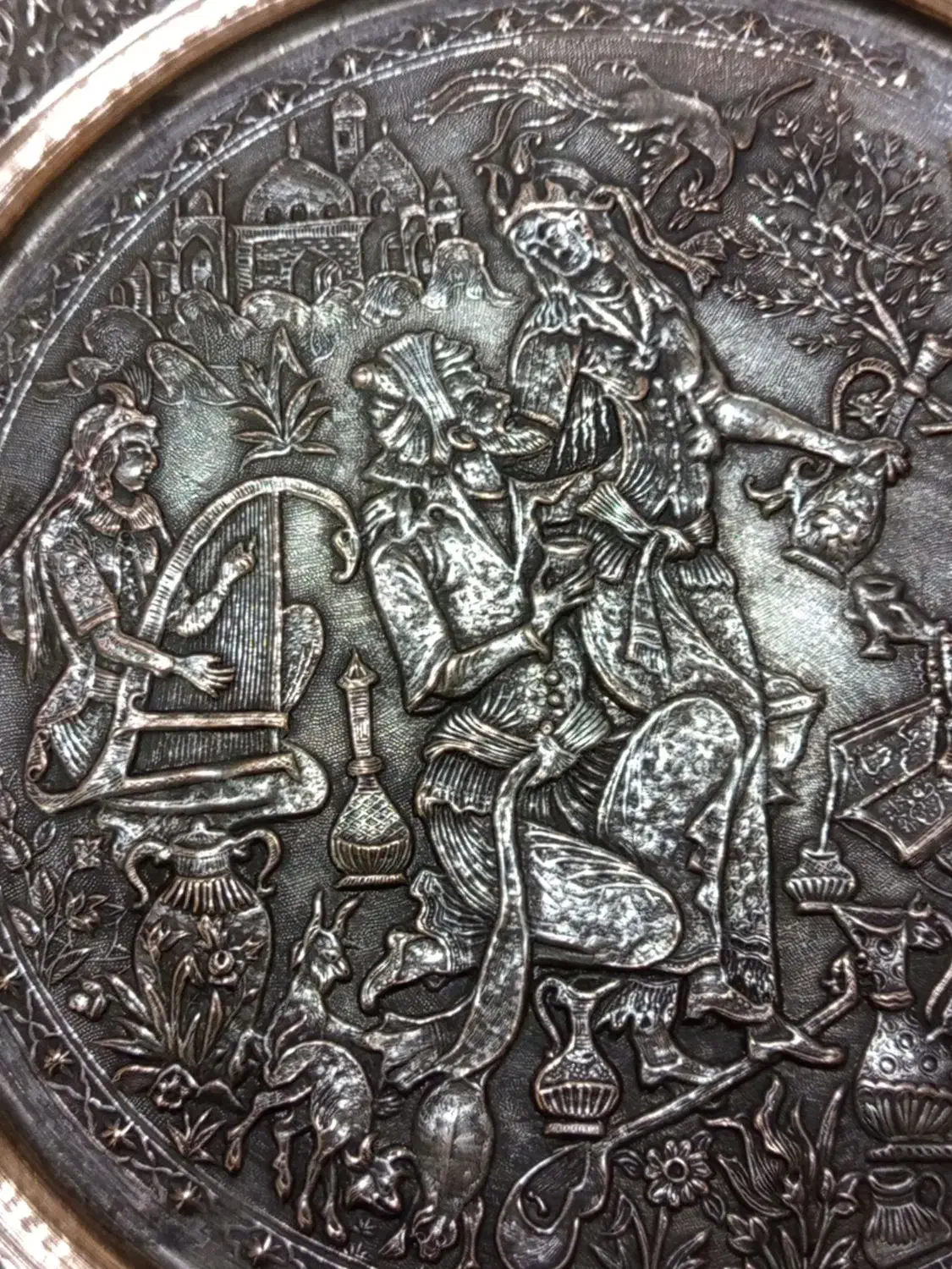 بشقاب تزئینی،عتیقه|کلکسیون اشیاء عتیقه|بومهن, |دیوار