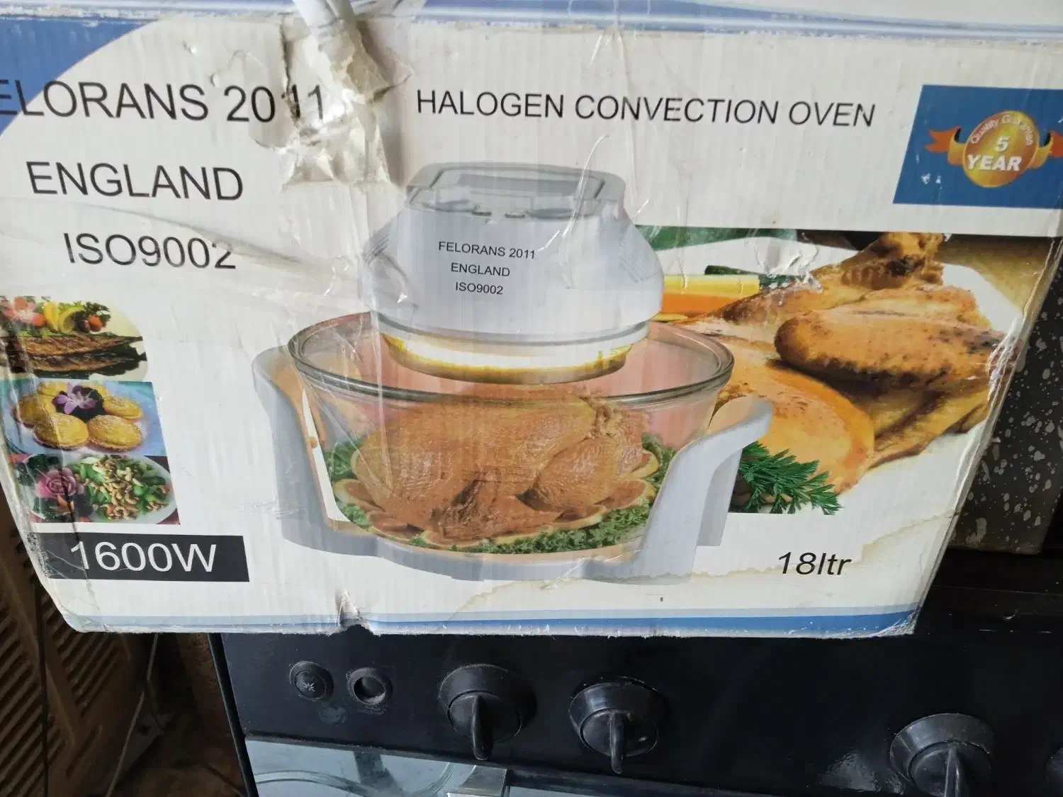 هواپز بزرگ سفید نونو تو کارتون|اجاق گاز و لوازم برقی پخت‌وپز|مشهد, طبرسی شمالی|دیوار