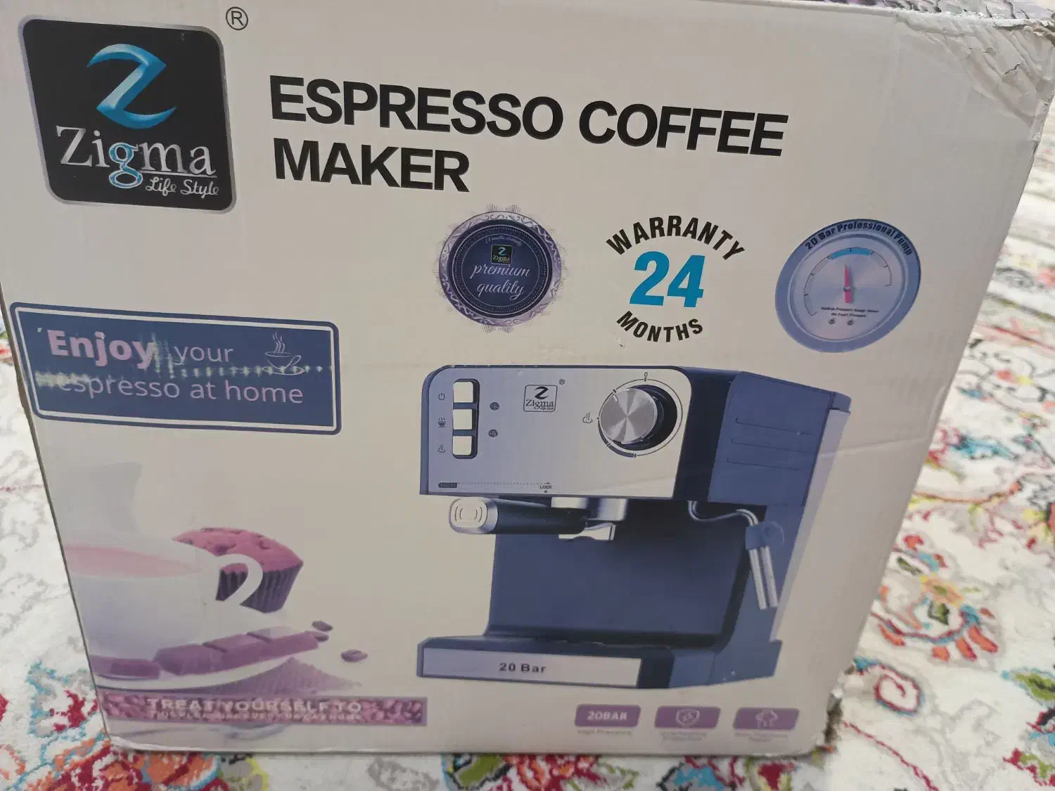 قهوه ساز zigma|سماور، چای‌ساز، قهوه‌ساز|خمینی‌شهر, |دیوار