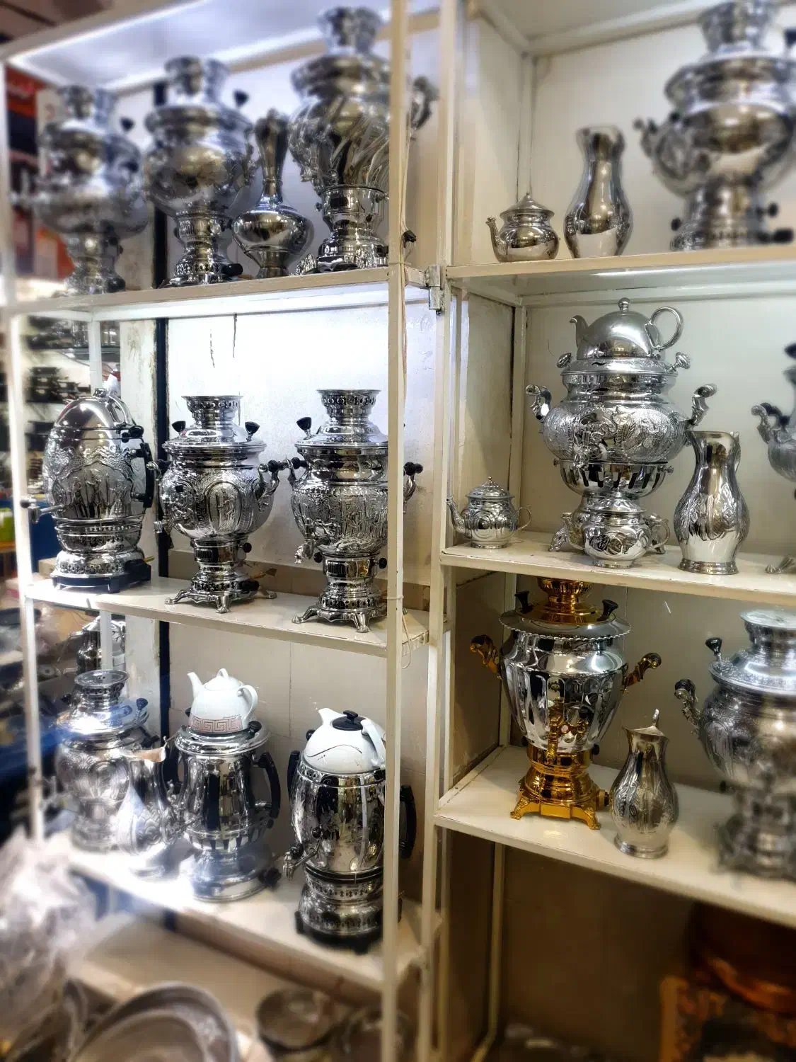 gsarcبرنجی سماور گازی ذغالی مسی زغالی برقیgd|سماور، چای‌ساز، قهوه‌ساز|اصفهان, دستگرده|دیوار