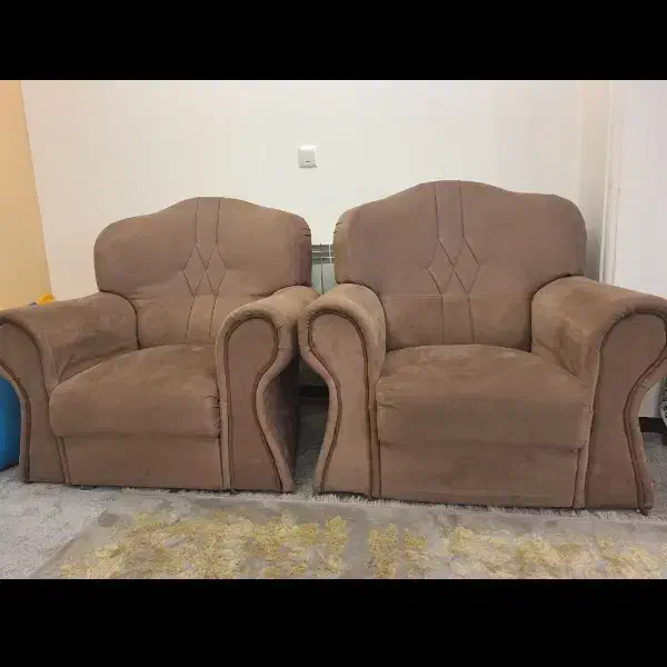 مبل ۷ نفره در حد و تمیز|مبلمان خانگی و میز عسلی|بابل, |دیوار