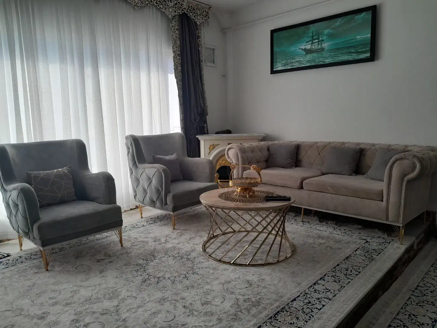 مبل چستر درحد نو1800000|مبلمان خانگی و میز عسلی|جوانرود, |دیوار