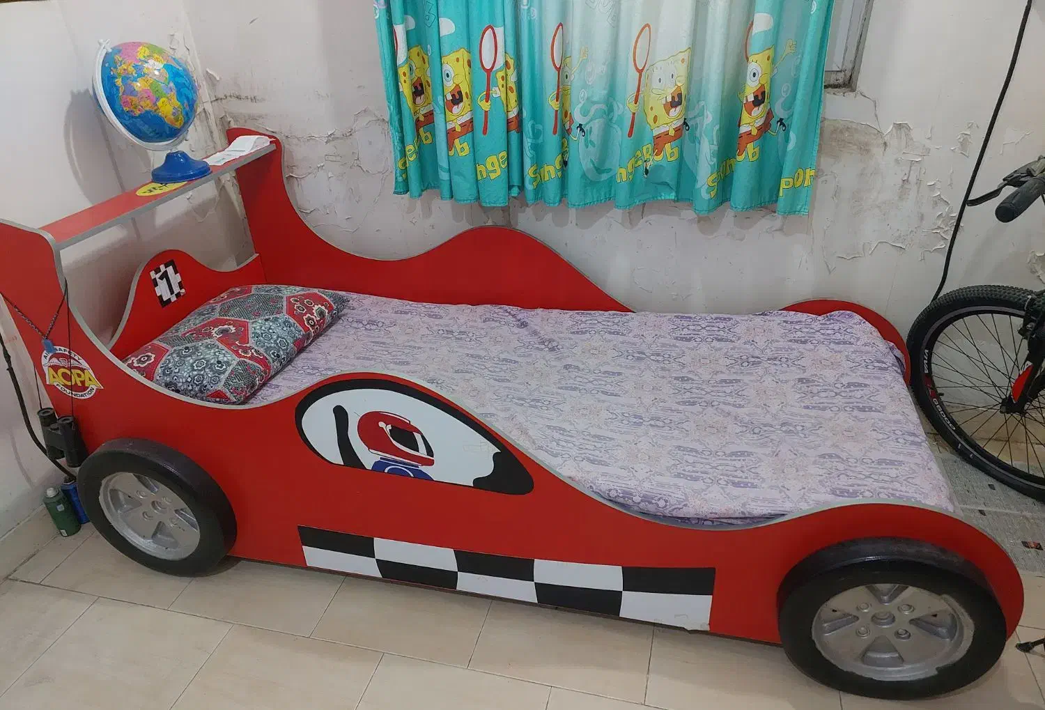 تخت خواب ماشینی|تخت و صندلی بچه|اهواز, کوروش|دیوار