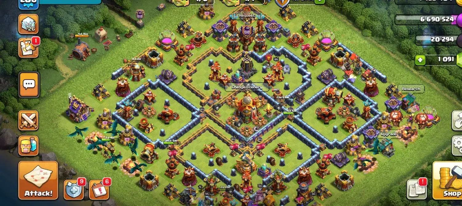 6تا اکانت بازی کلش.نیم مکس به قیمت عالی|کنسول، بازی ویدئویی و آنلاین|شاهین‌شهر, شهرک گلدیس|دیوار