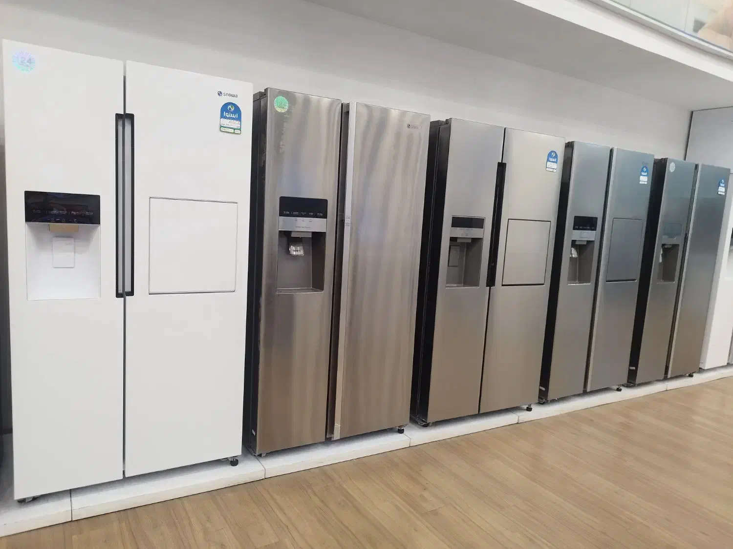 ساید بای ساید|یخچال و فریزر|ری, سرتخت|دیوار