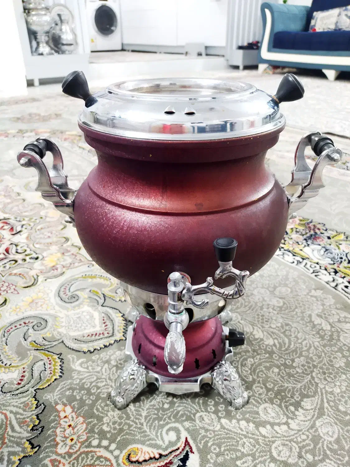 سماور گازی5 لیتری|سماور، چای‌ساز، قهوه‌ساز|مشهد, طبرسی شمالی|دیوار