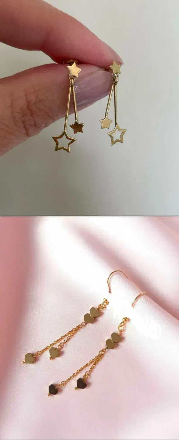 گوشواره طلالیزری وترند مناسب هر استایل و کادویی|جواهرات|تهران, بازار|دیوار