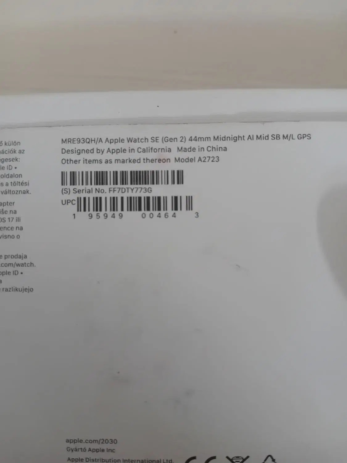 اپل واچ se ساخت ۲۰۲۳ سایز ۴۴|ساعت|اصفهان, بهارستان|دیوار