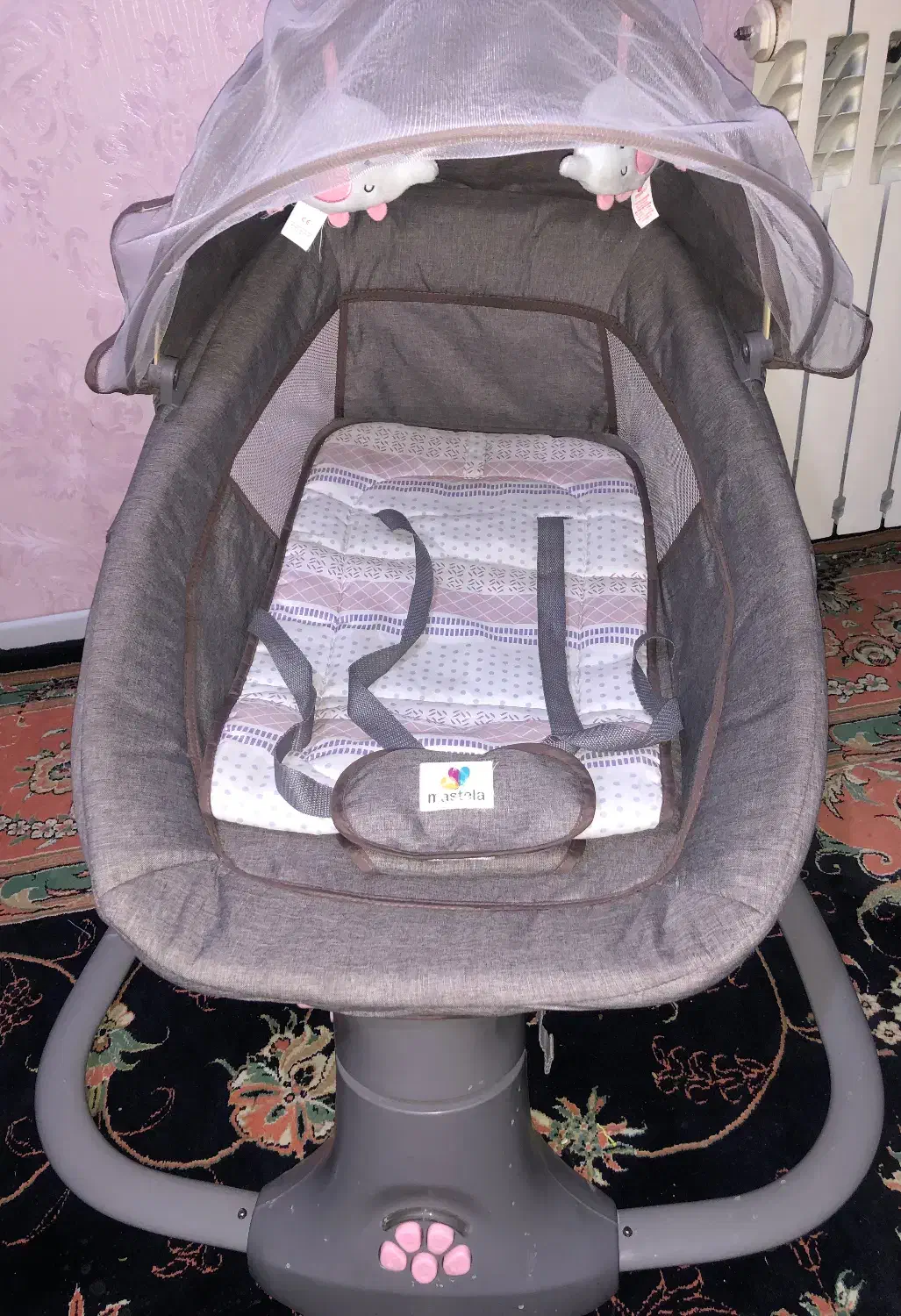 گهواره برقی نوزاد ماستلا|تخت و سرویس خواب|پرند, فاز ۰|دیوار