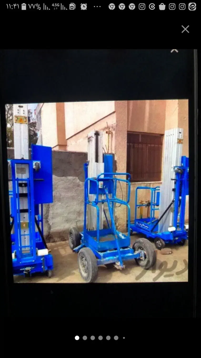 اجاره خرید فروش بالابرنفربر کرایه بالان صنعت|خدمات پیشه و مهارت|مشهد, نوید|دیوار