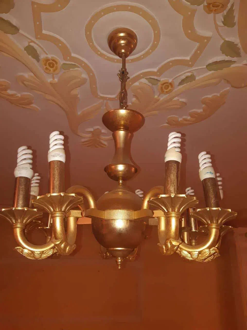 لوستر آب طلا|لوستر و چراغ آویز|ساری, |دیوار