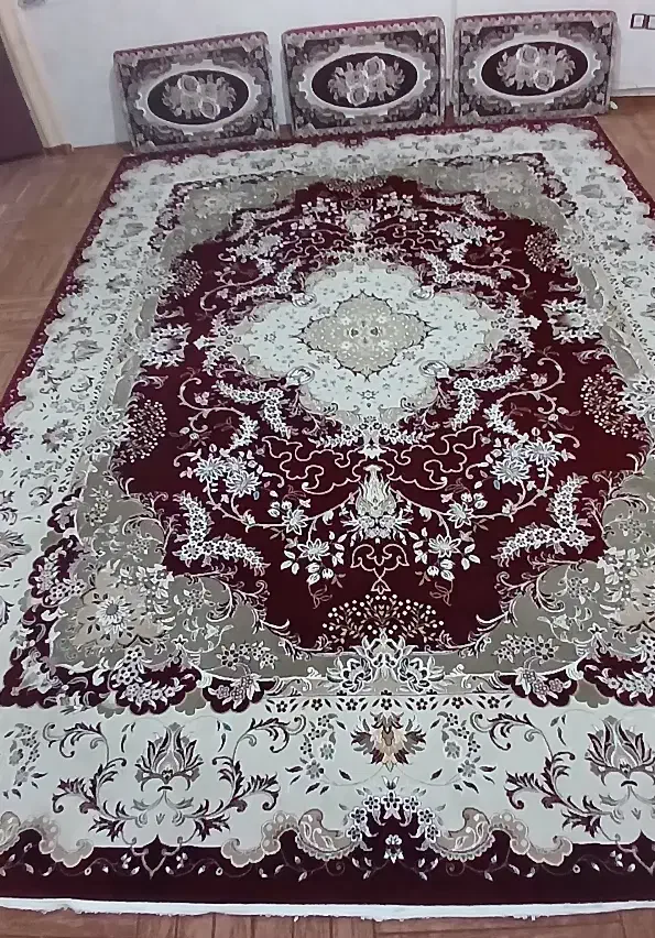 فرش ۱۲ متری ، دوجفت پشتی|فرش|قدس, شهر‌قدس|دیوار