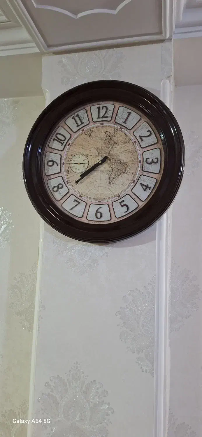 ساعت دور چوبی|ساعت دیواری و تزئینی|اسلام‌شهر, شهرک قائمیه|دیوار
