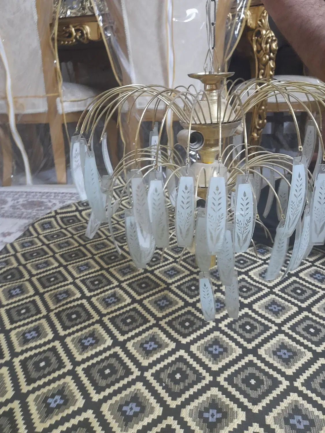 سه عدد لوستر هر سه با هم ۳۱۰۰|لوستر و چراغ آویز|مشهد, طلاب|دیوار