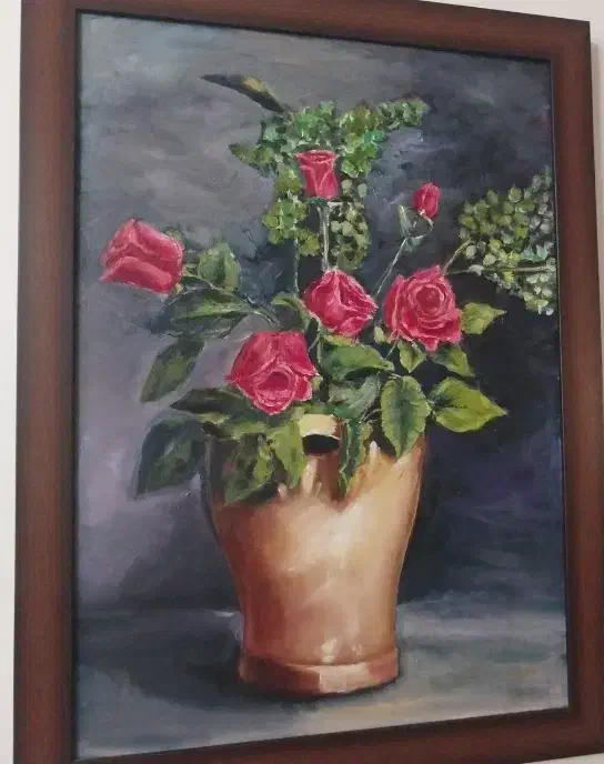 گل رز|تابلو، نقاشی، عکس|تهران, دروس|دیوار