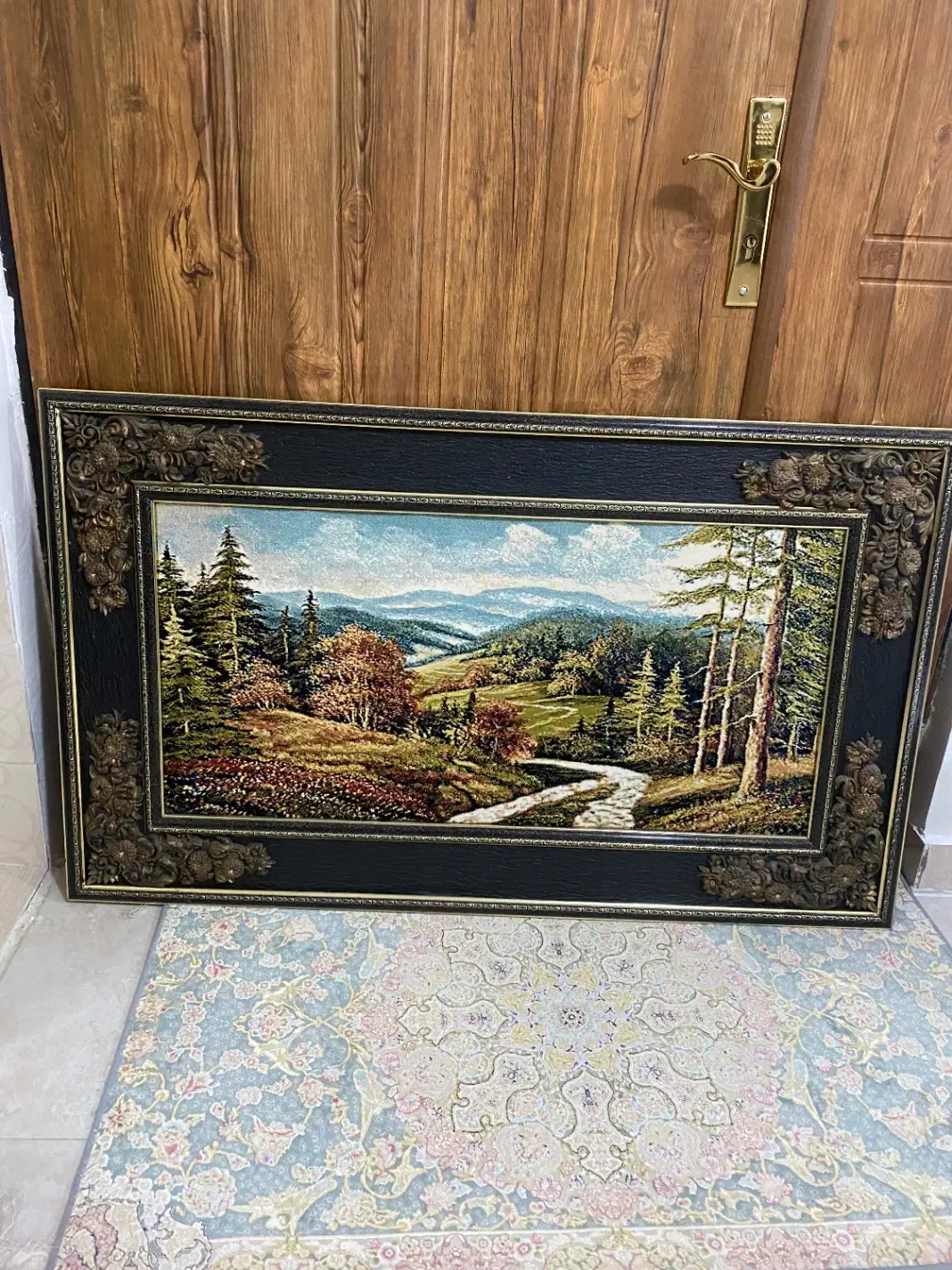 تابلوفرش|تابلو فرش|شفت, |دیوار