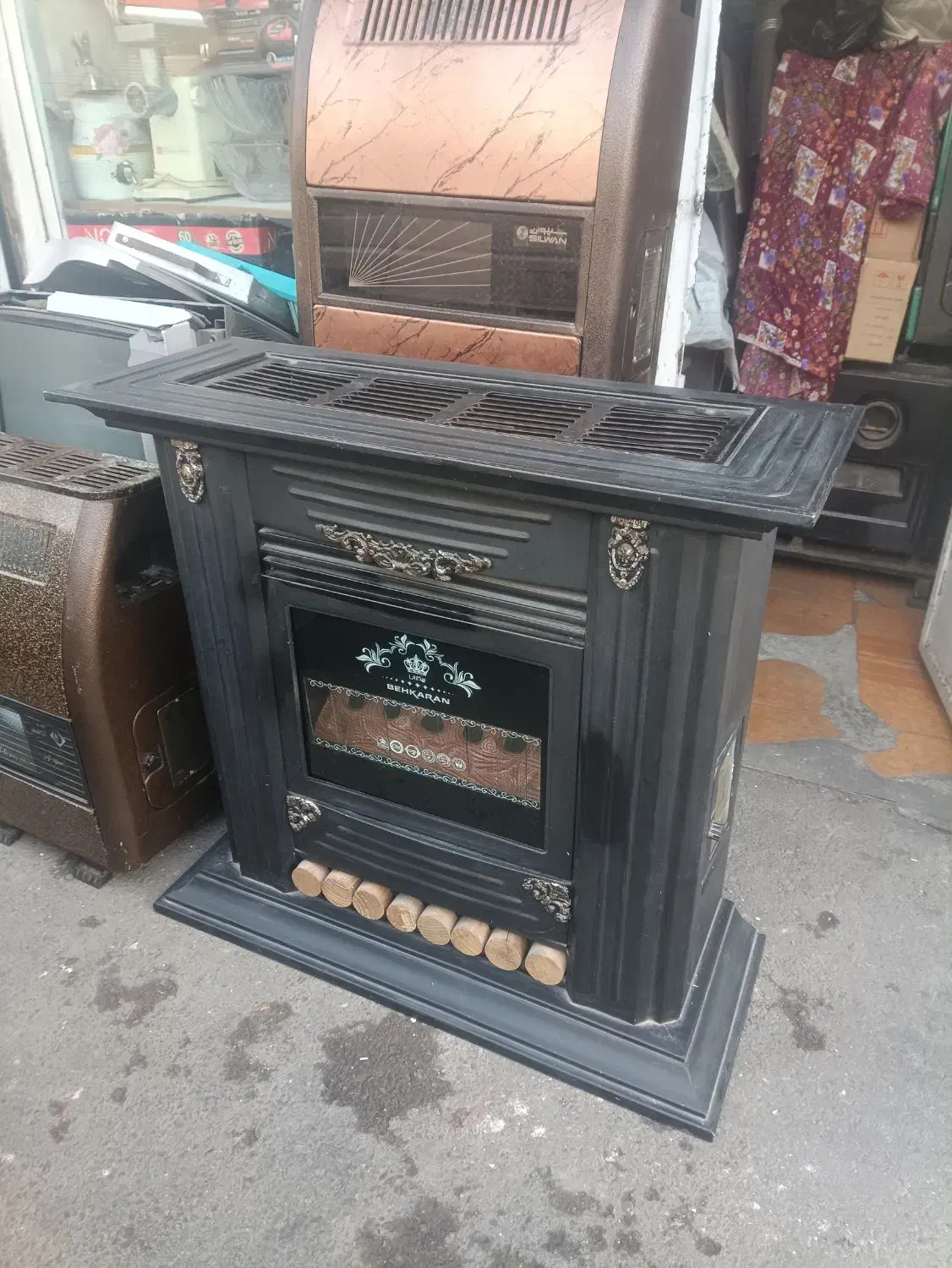 بخاری سالم شومینه ای و بخاری های کوچک|بخاری، هیتر، شومینه|تبریز, |دیوار