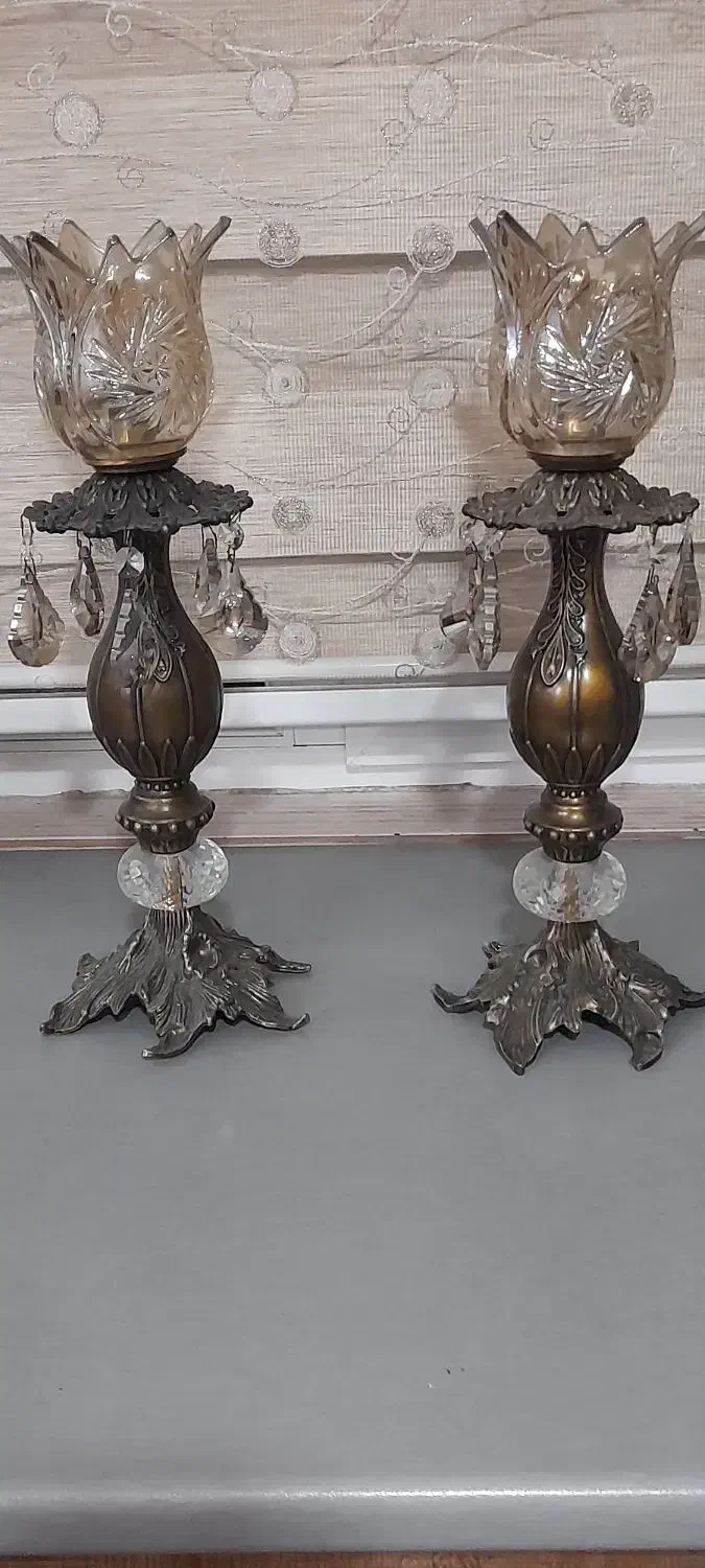 آینه و کنسول به همراه شمعدون|بوفه، ویترین، کنسول|رشت, کوی مهر|دیوار