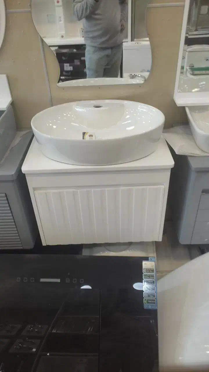 فول ست روشویی وروشویی تک وآینه باکس تک|لوازم سرویس بهداشتی|فومن, |دیوار