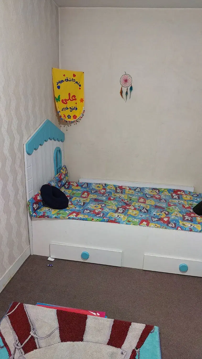 تخت دوحالته کودک و نوجوان|تخت و سرویس خواب|تهران, قصر فیروزه ۱|دیوار