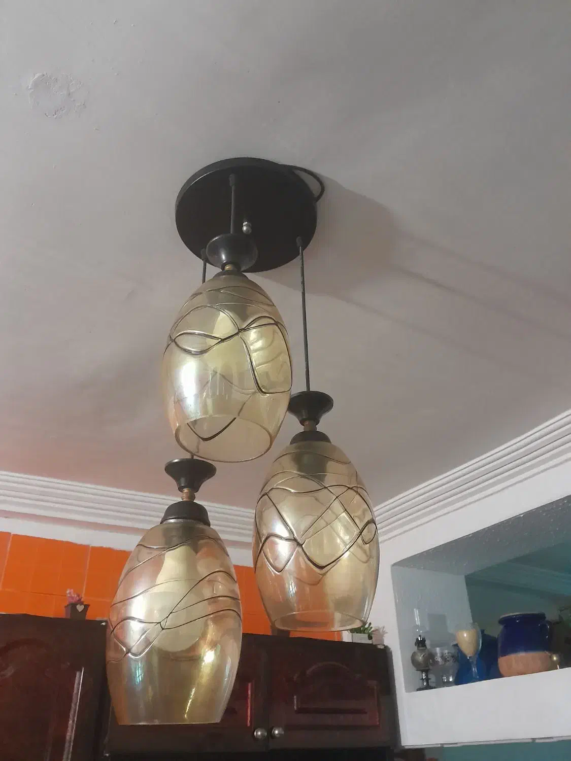 لوستر|لوستر و چراغ آویز|علی‌آباد کتول, |دیوار