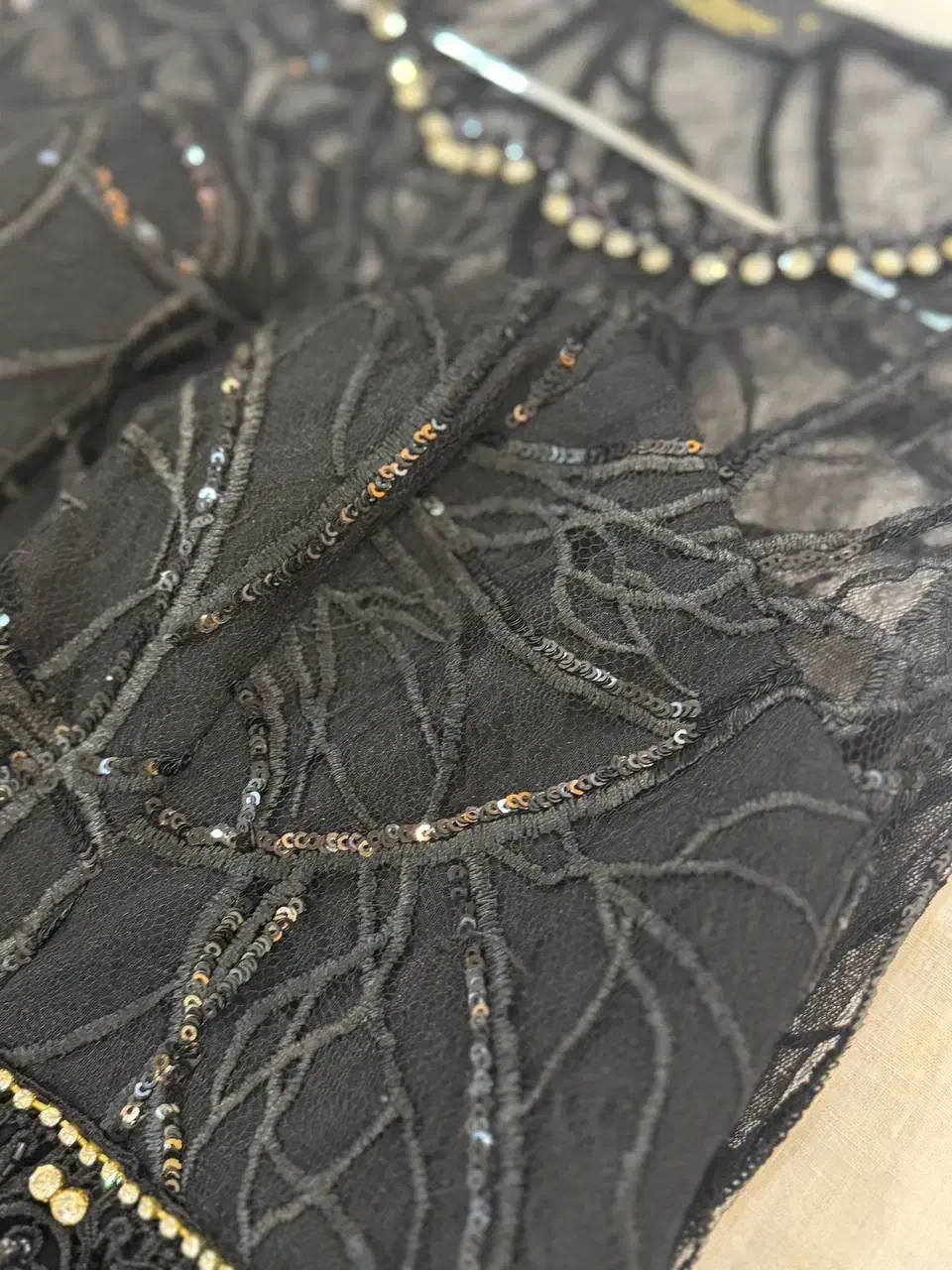 لباس مجلسی جنس حریر رنگ مشکی|لباس|شهرکرد, |دیوار