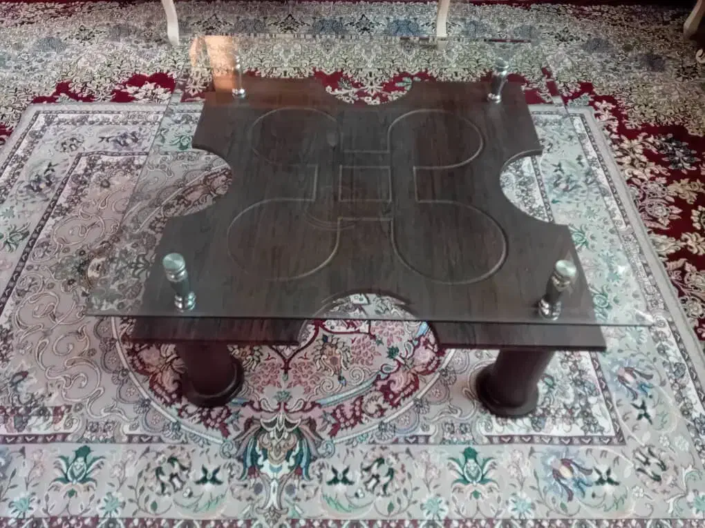 میز شیشه ای پذیرایی|مبلمان خانگی و میز عسلی|کرمان, |دیوار