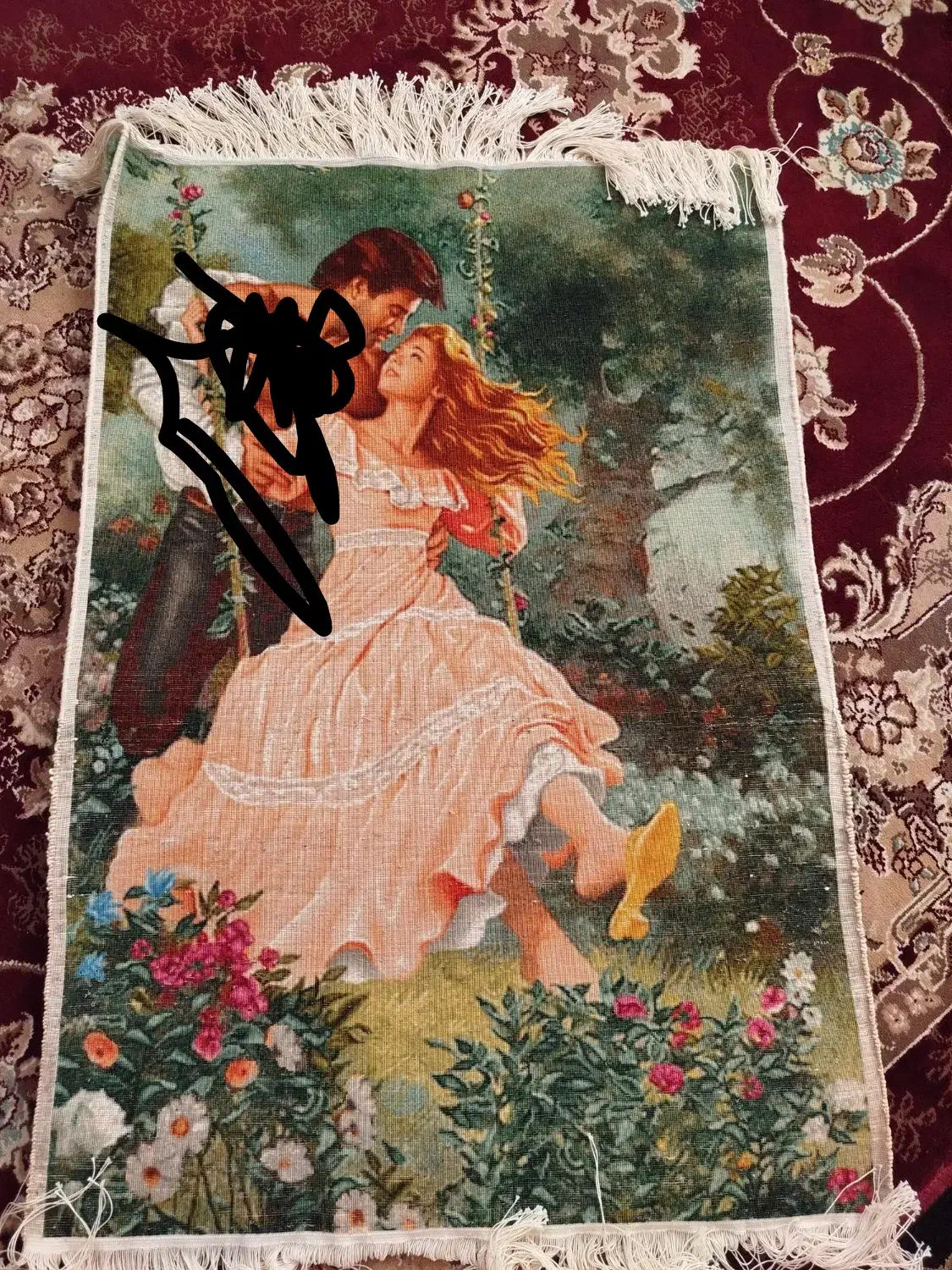 تابلو فرش دستباف|تابلو فرش|لنگرود, |دیوار