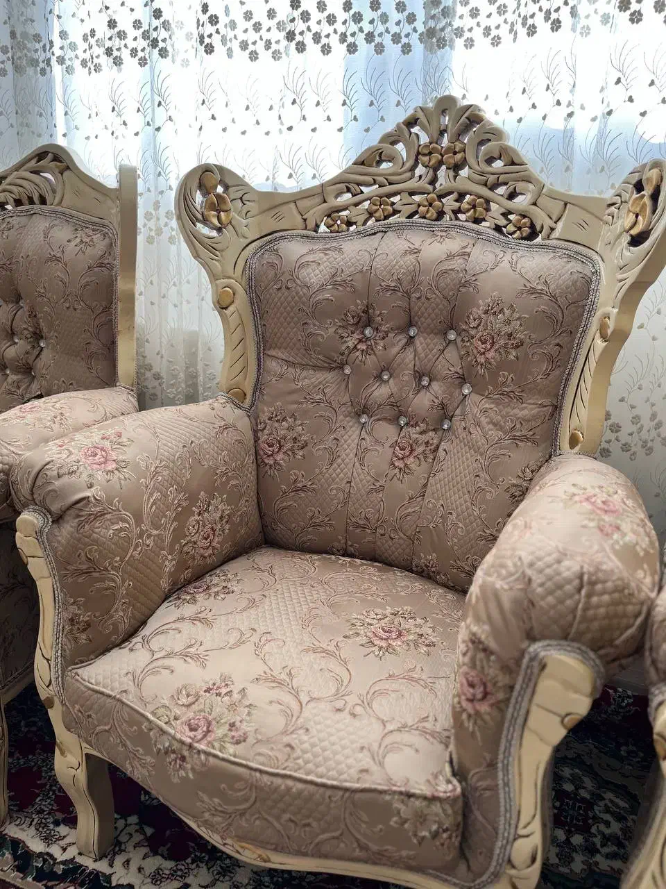 مبل سلطنتی ۹ نفره|مبلمان خانگی و میز عسلی|سهند, |دیوار