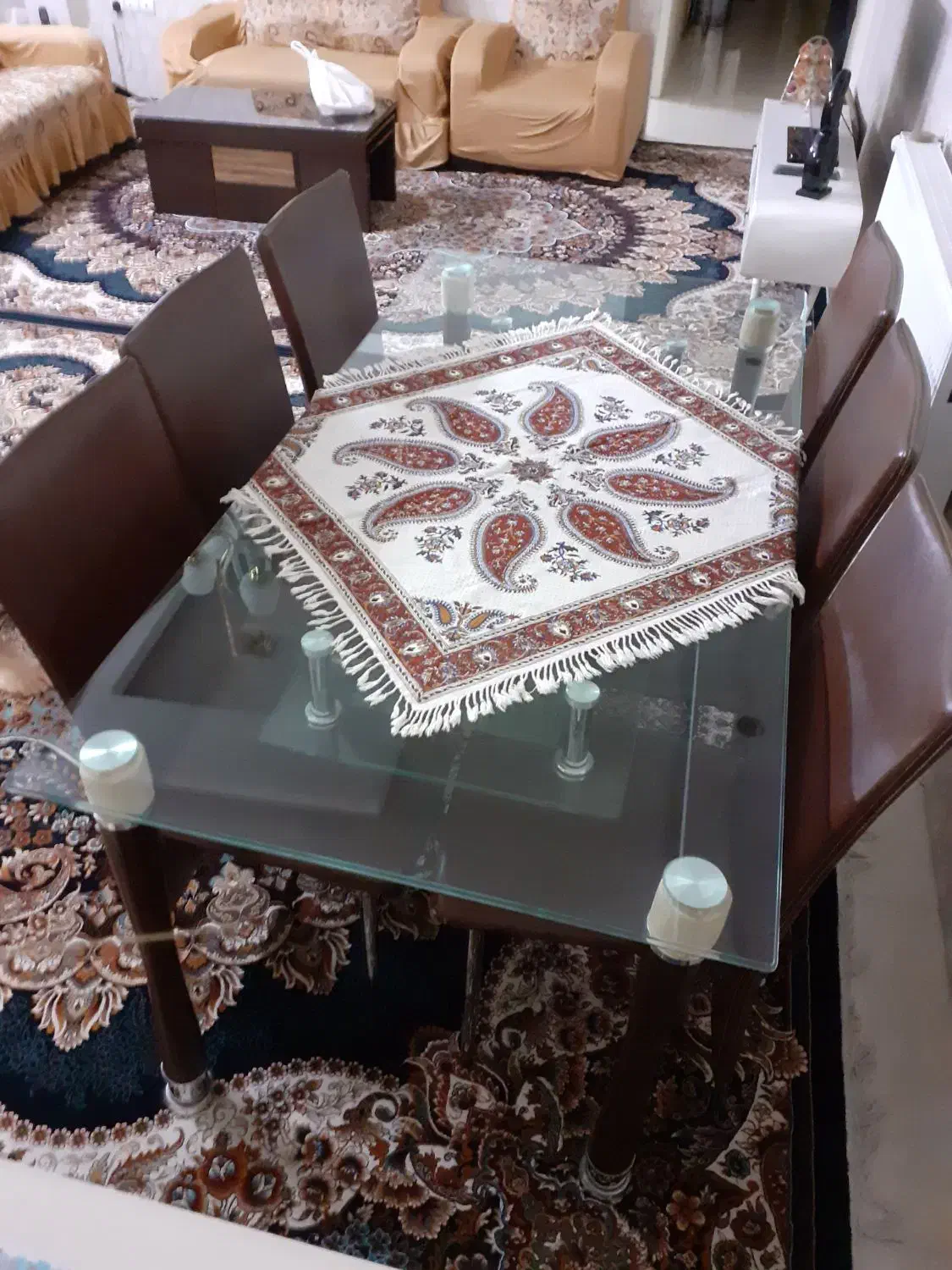 میز نهار خوری ۶نفره|میز و صندلی غذاخوری|مشهد, یاس|دیوار