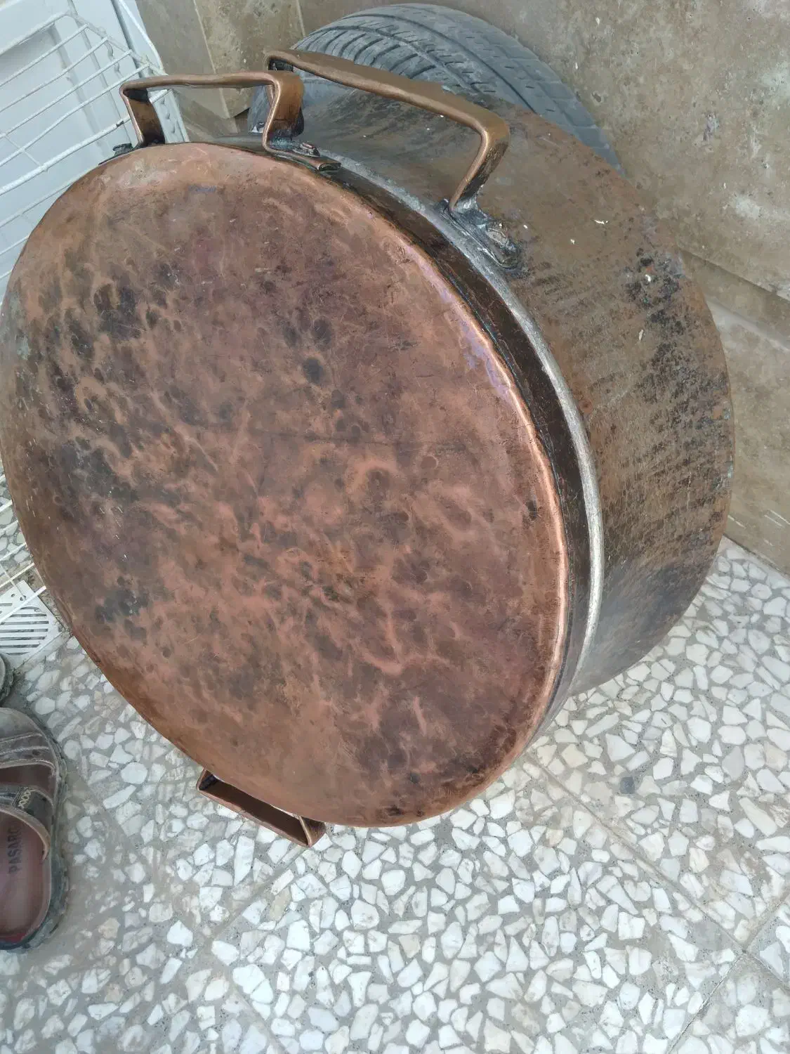 دیگ مسی|ظروف پخت‌وپز|اصفهان, آزادگان|دیوار