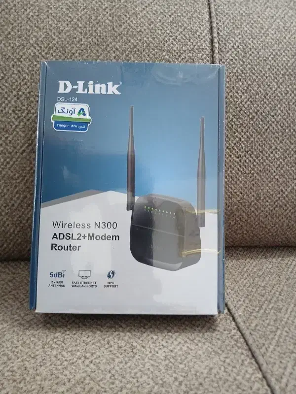 مودم دی لینک ۱۲۴|مودم و تجهیزات شبکه|قم, پردیسان|دیوار