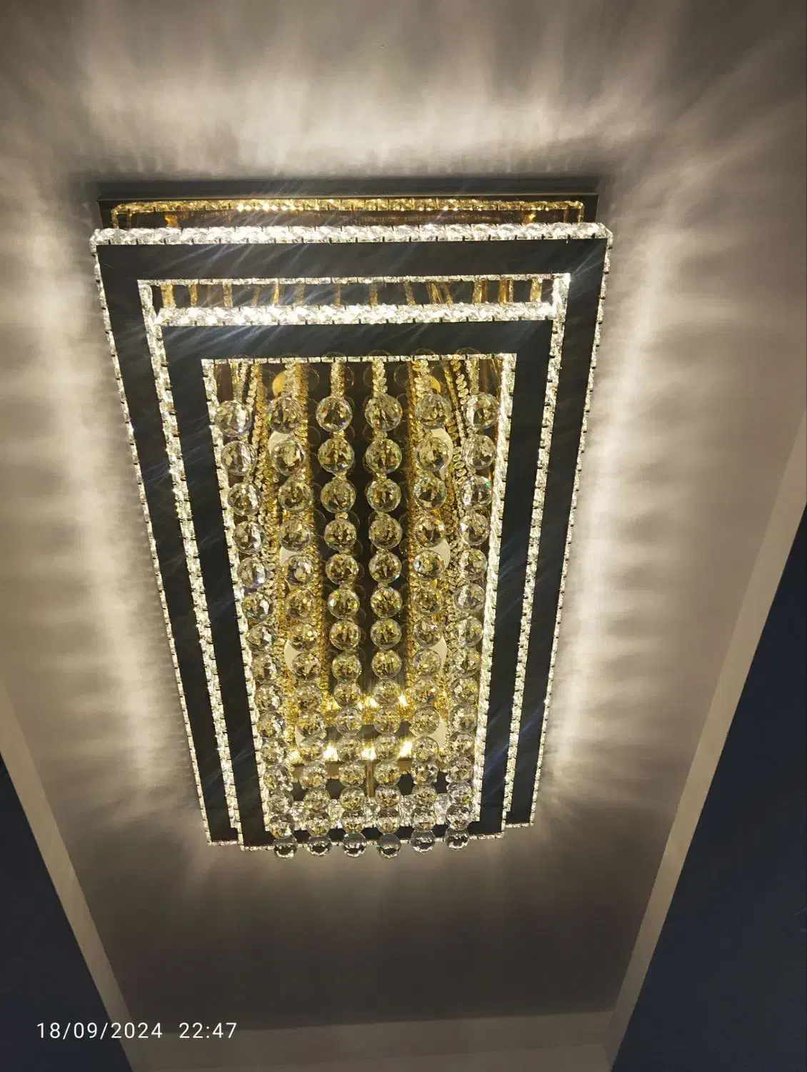 لوستر سقفی مربع و مستطیل ، لوستر کریستالی|لوستر و چراغ آویز|تهران, بازار|دیوار