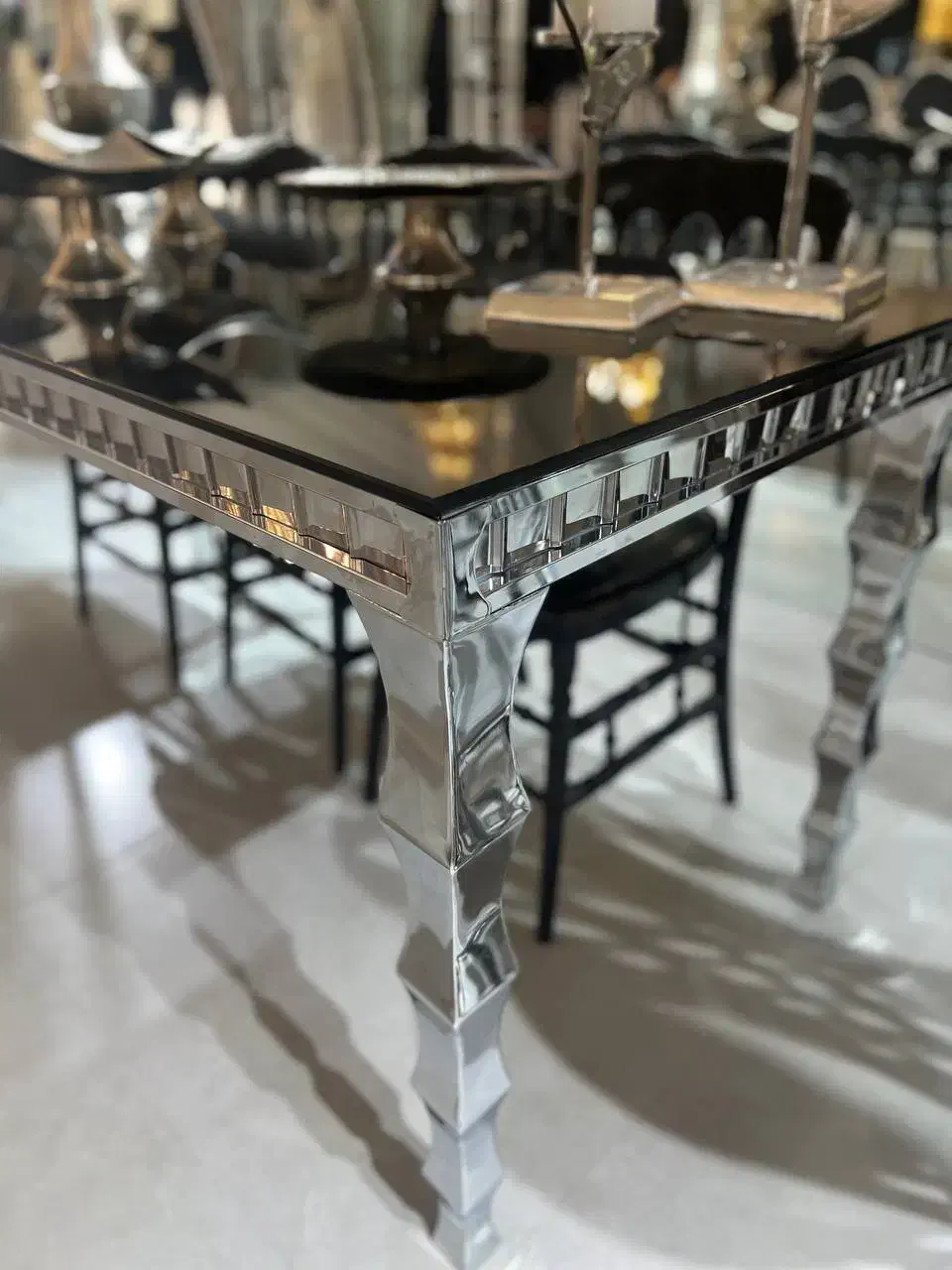 میز تالاری طلایی سیلور ابکاری/رستوران هتل|عمدهفروشی|دهلران, |دیوار