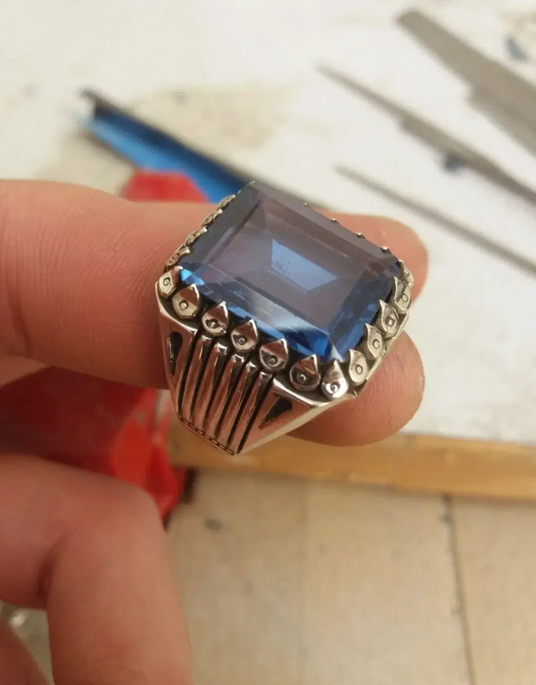 ساخت انواع انگشتر های مردانه|جواهرات|ری, علایین|دیوار