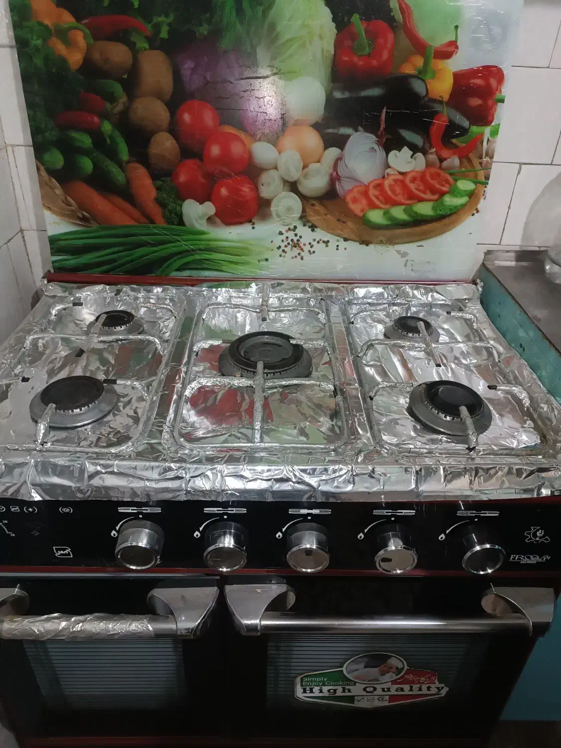 اجاق گاز تمیز 5شعله|اجاق گاز و لوازم برقی پخت‌وپز|سراوان, |دیوار