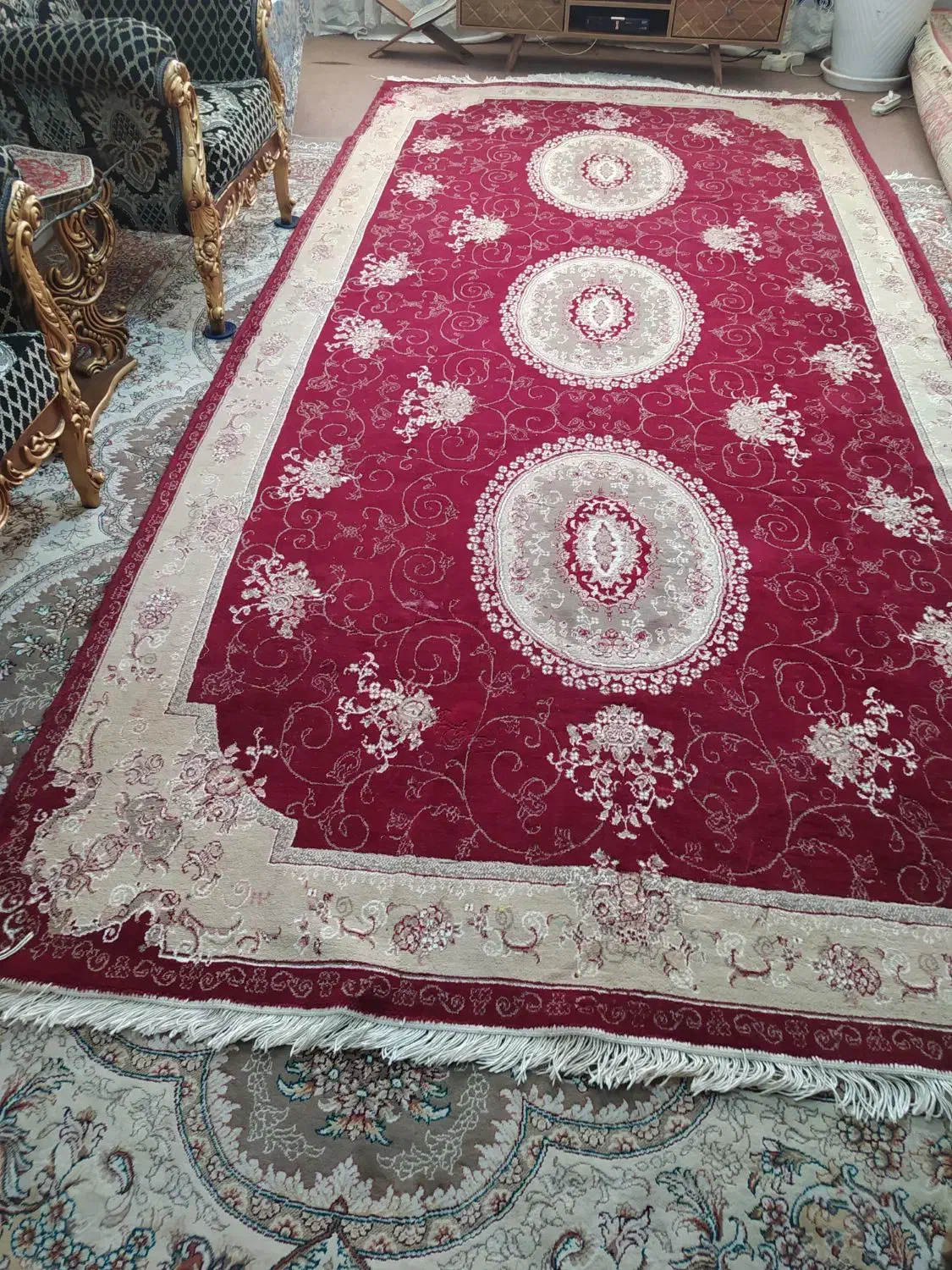 فرش ماشینی 2در 4 متر|فرش|فولادشهر, B1|دیوار