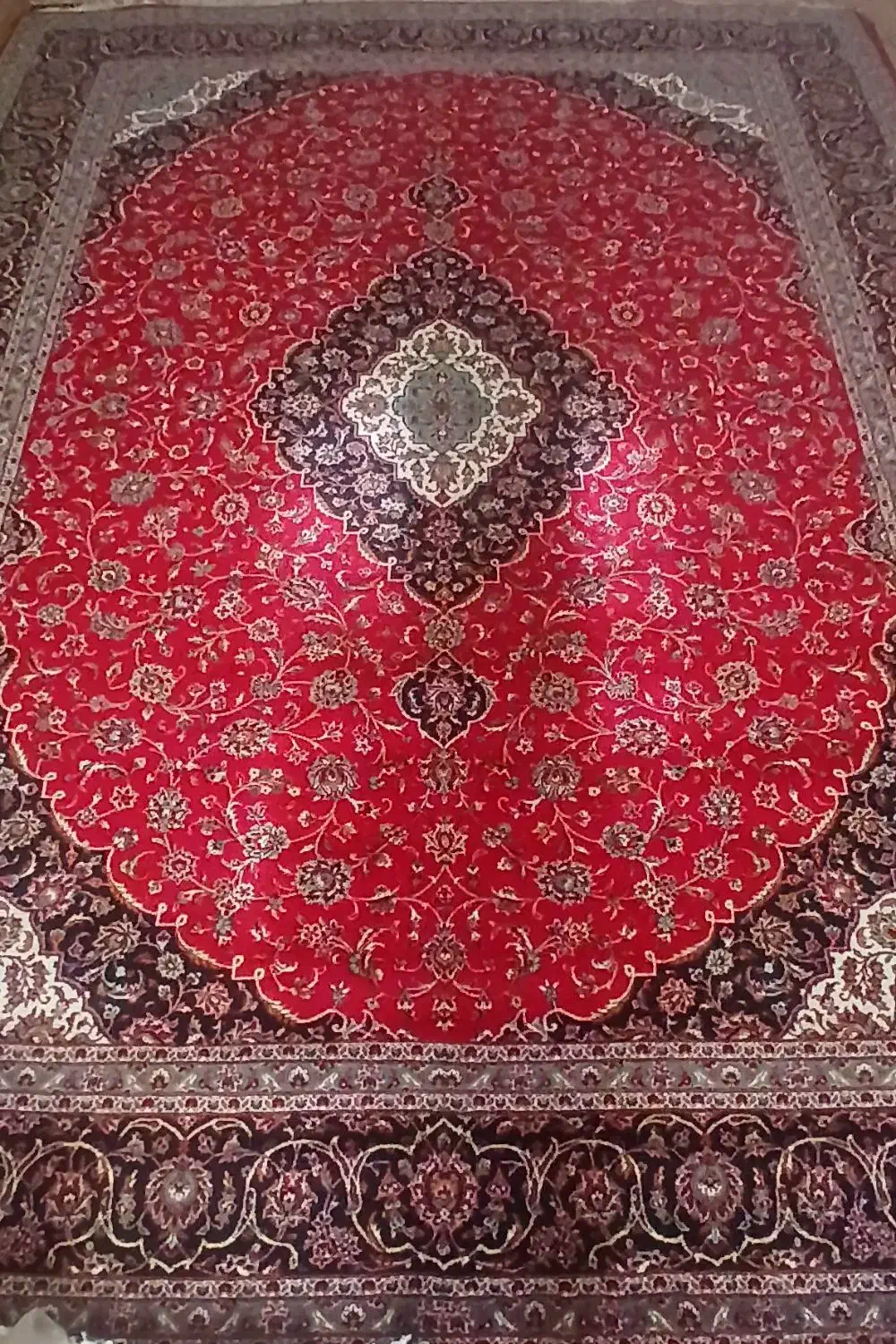 سه عدد فرش ۱۲ متری|فرش|آبیک, |دیوار