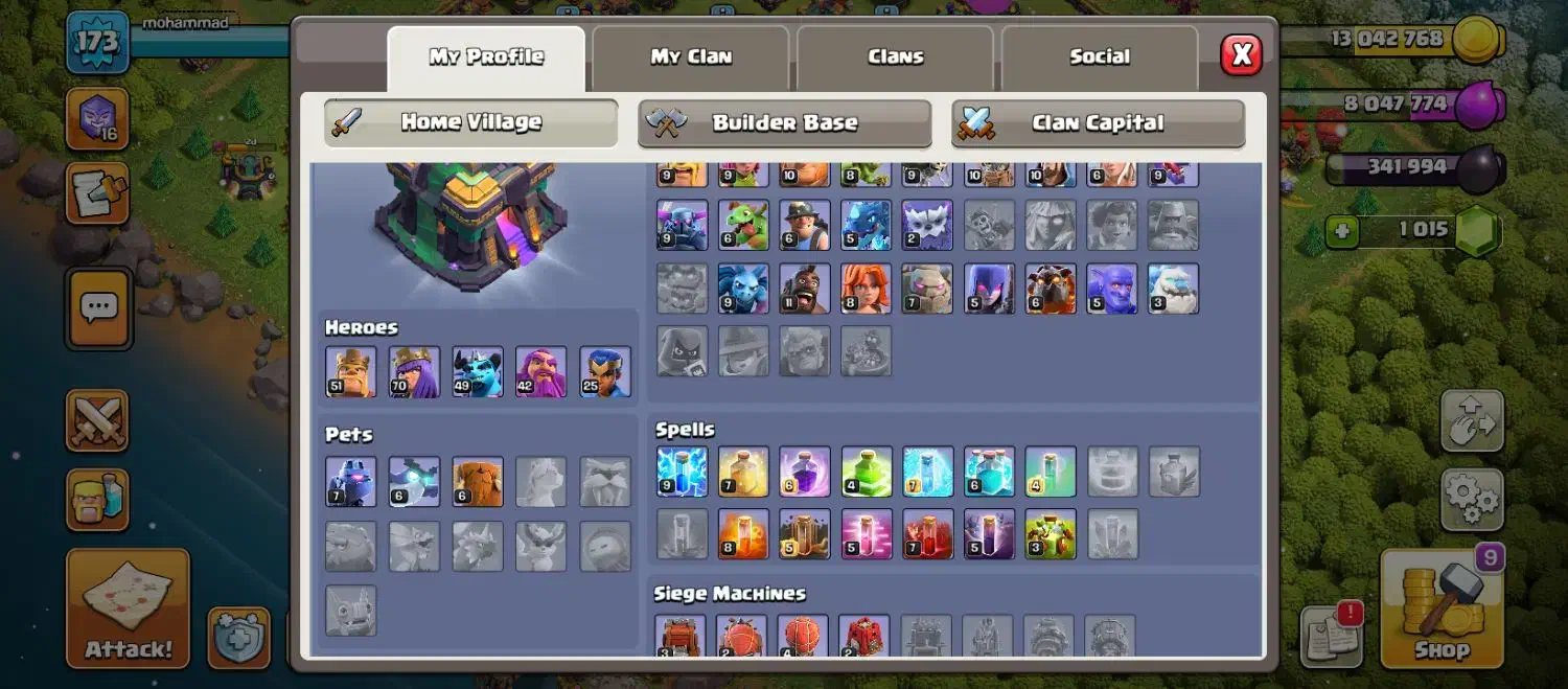 اکانت کلش آف کلنز|کنسول، بازی ویدئویی و آنلاین|رباطکریم, شهرک صنعتی نصیرآباد|دیوار