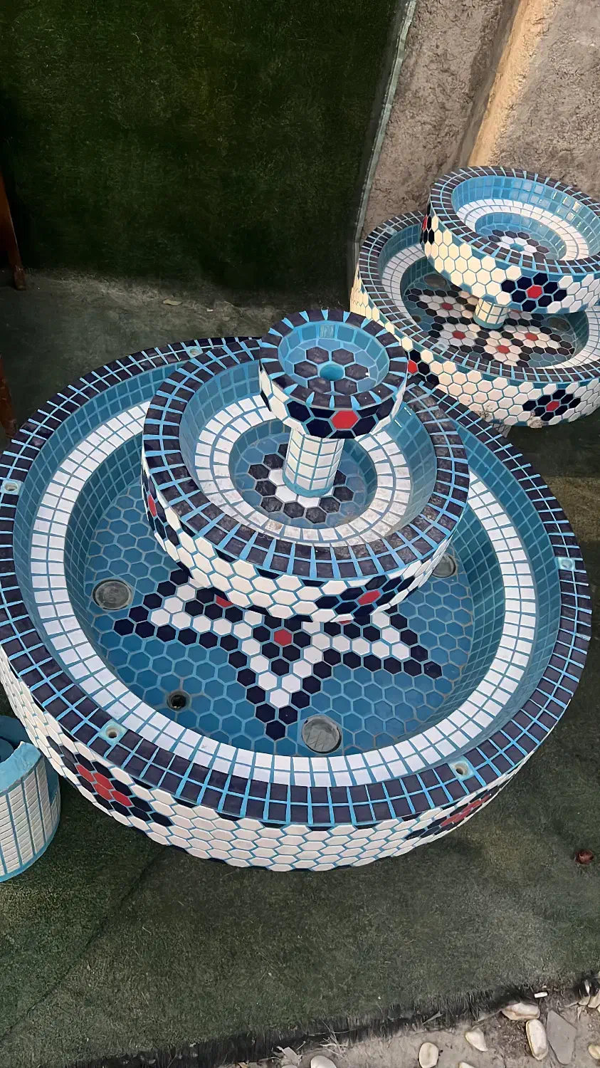 آبنما مجلل لرستان مقاوم حوض مجسمه کاشیکاری|مصالح و تجهیزات ساختمان|بروجرد, |دیوار