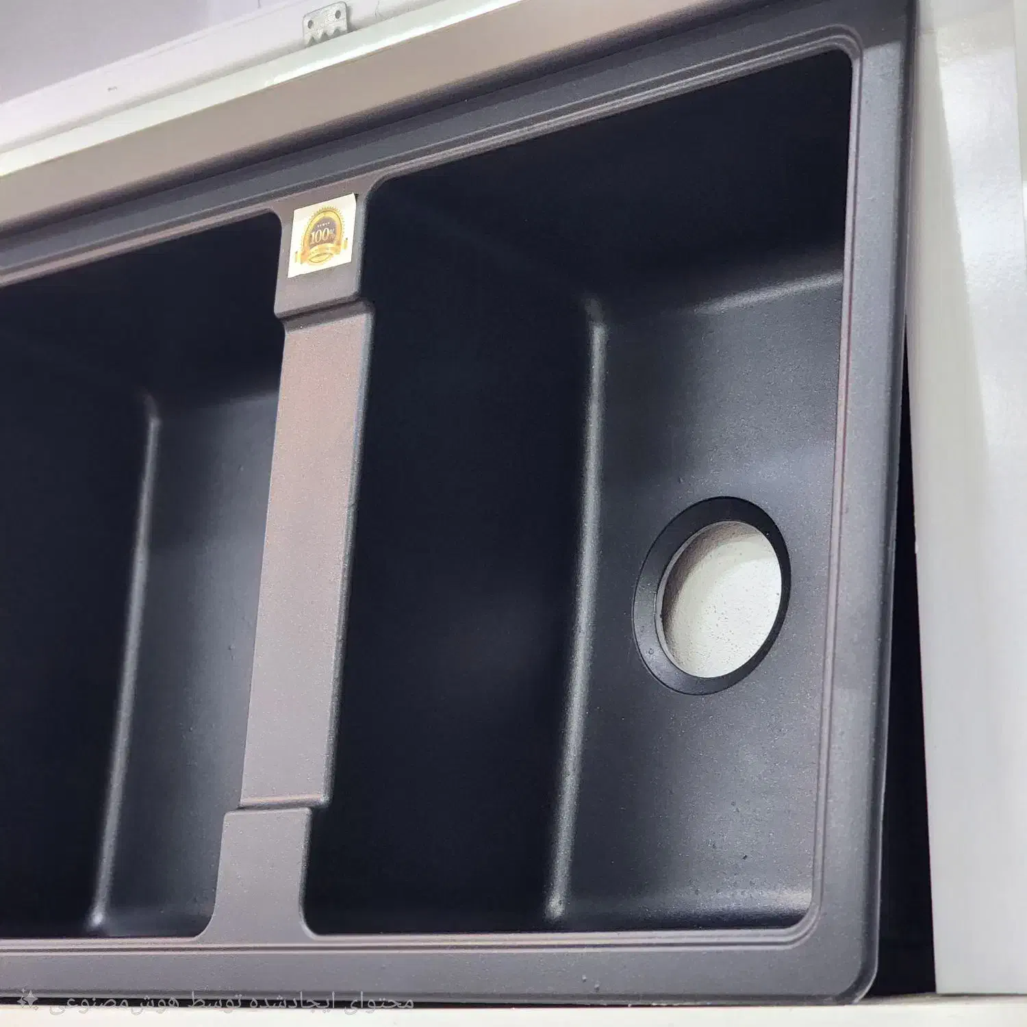 سینک مشکی شاین گرانیتی|مصالح و تجهیزات ساختمان|رشت, پارک شهر|دیوار