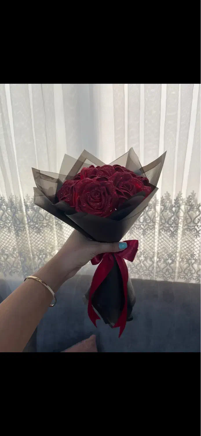 دسته گل روبانی اماده تخفیف روز زن|گل مصنوعی|بندرعباس, |دیوار