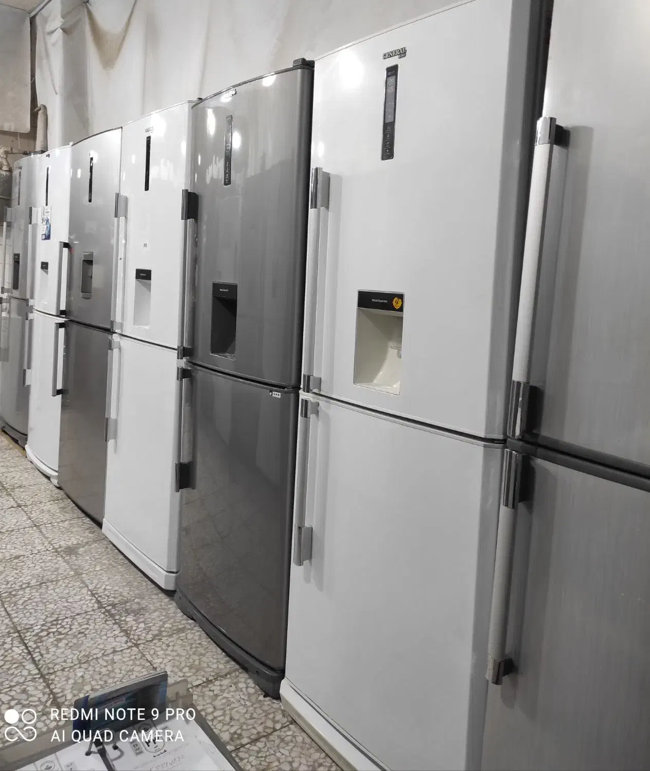 یخچال فریزر جنرال بدون برفک با فاکتور ضمانت|یخچال و فریزر|کاشان, عربها|دیوار