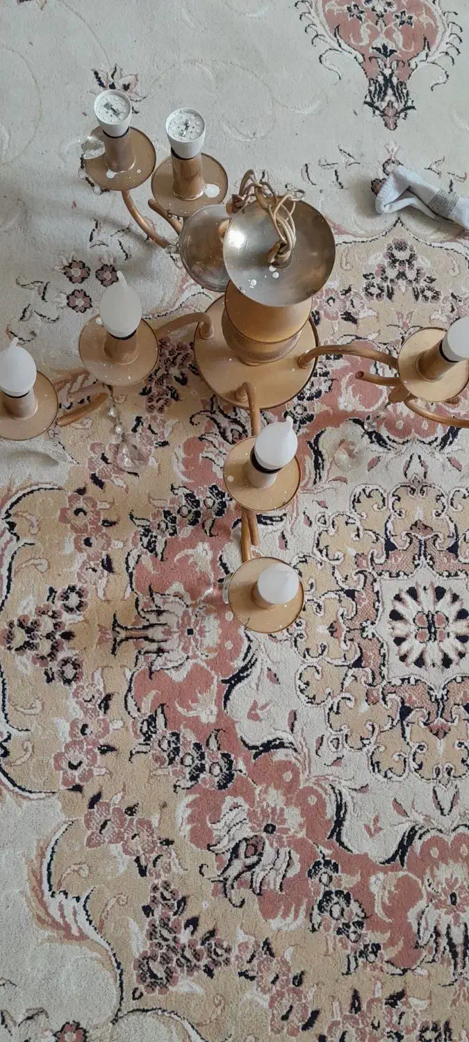 دوعدد لوستر|لوستر و چراغ آویز|زاهدان, |دیوار